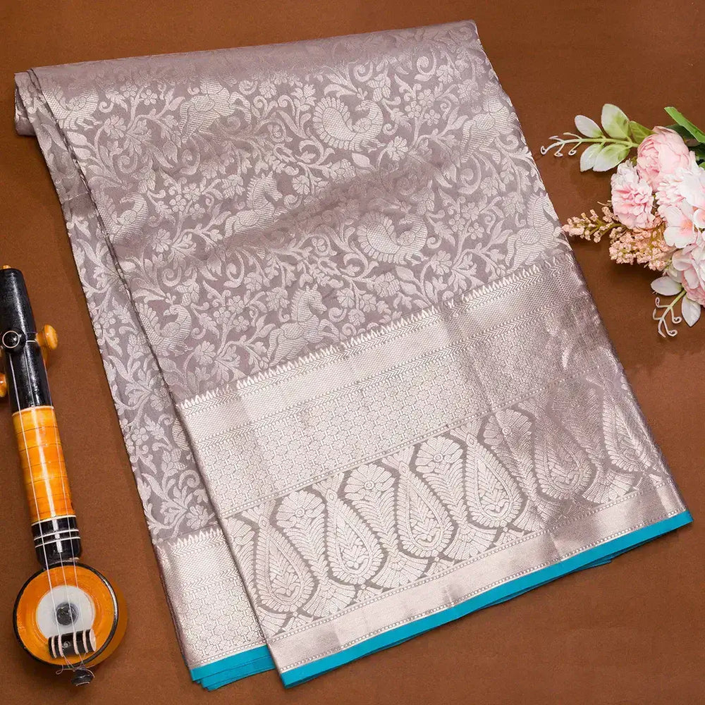 Silver Saree