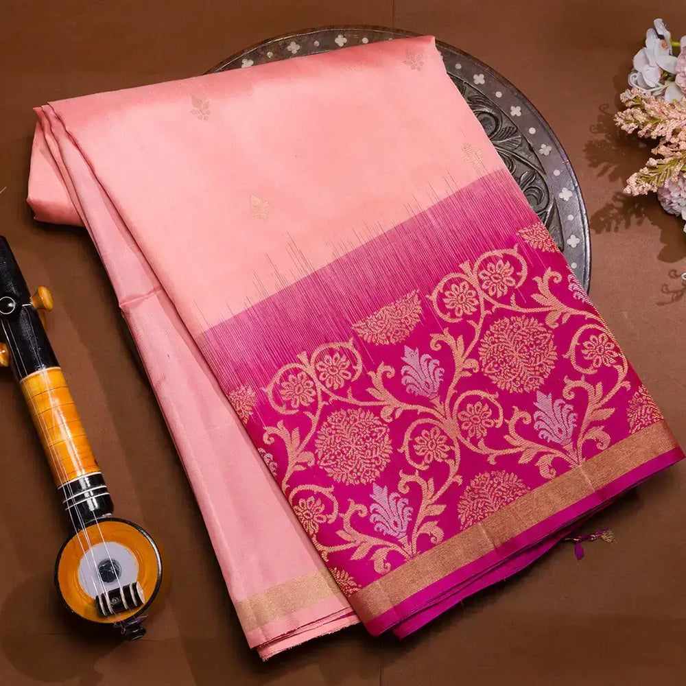 Dark Pink Saree
